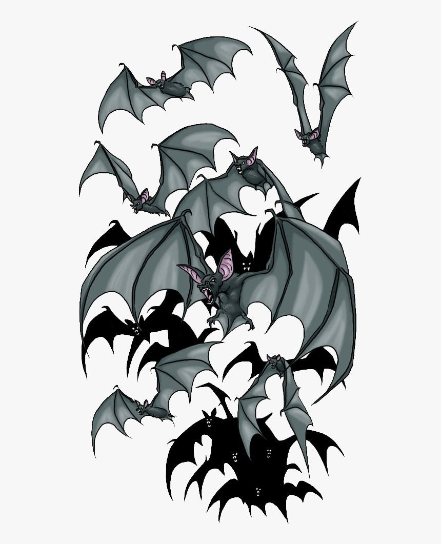 D&d 5e Swarm Of Bats , Png Download Swarm Of Bats 5e, Transparent Png