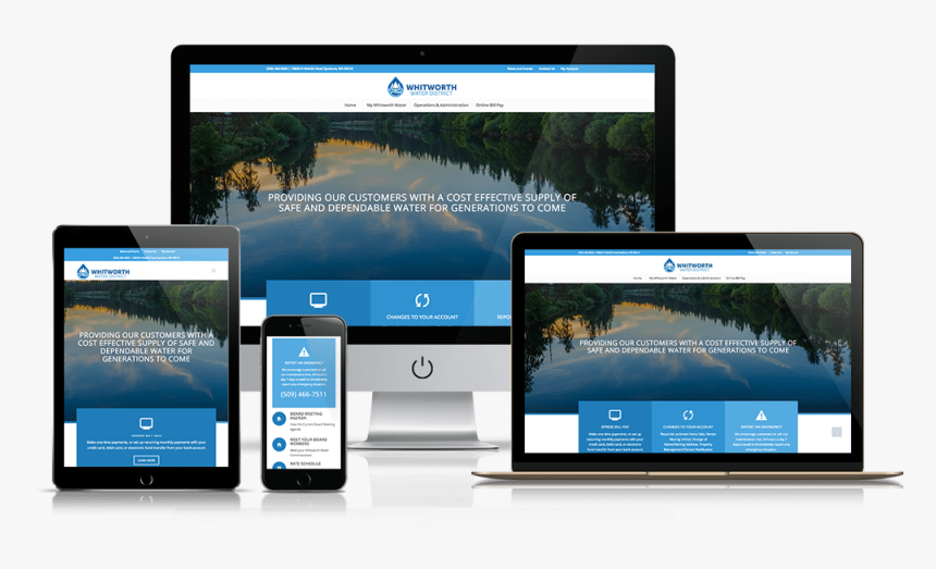 Multi Device Website Mockup, HD Png Download