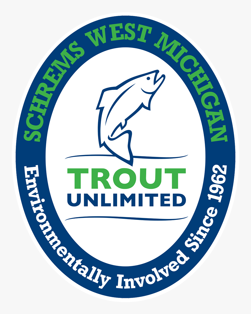 Schrems Logo Transparent Bkg White Border - Trout Unlimited, HD Png Download