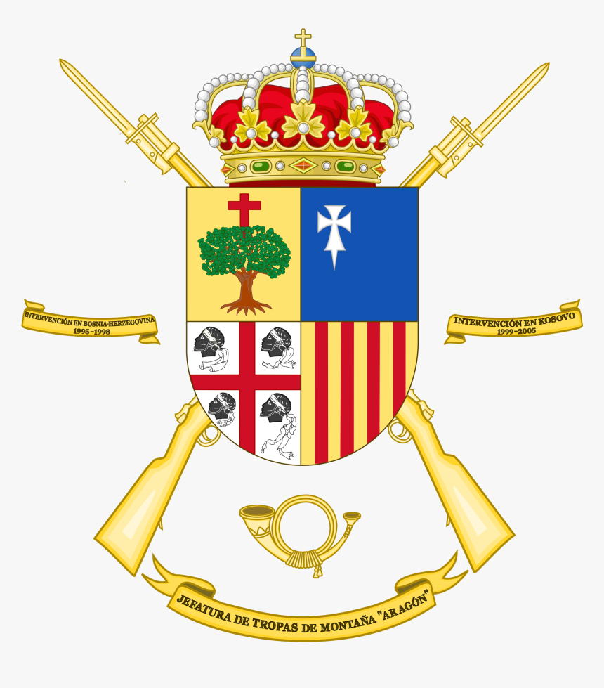 Transparent Fondo Montañas Png - Aragon Coat Of Arms, Png Download