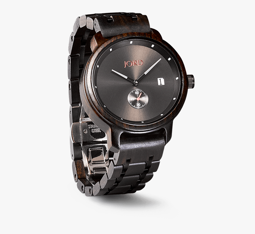 Jord Watch Ebony And Iron, HD Png Download