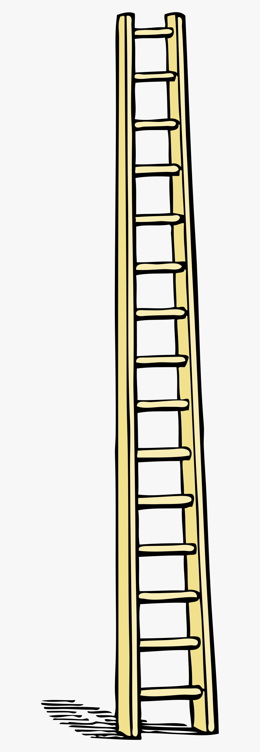 Tall Ladder Clip Arts - Tall Ladder Clipart, HD Png Download