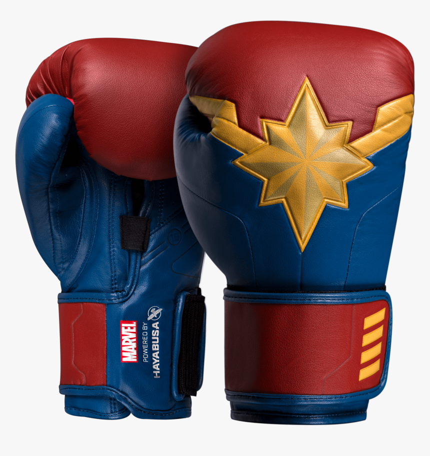 Captain Marvel Boxing Gloves 
 Itemprop Thumbnail 
 - Captain Marvel Boxing Gloves, HD Png Download