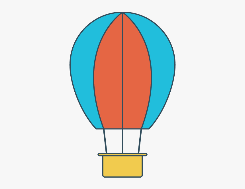 Hot Air Balloon Logo Logo Hot Air Balloon Balloon Dailylogochallenge - Balloon Png, Transparent Png