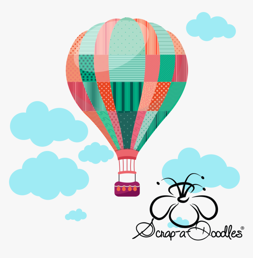 Hot Air Balloon Illustration Png, Transparent Png