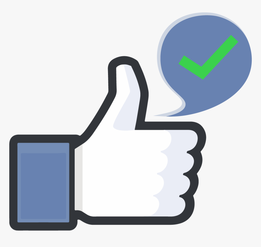 Transparent Facebook Like Thumb Png - Facebook, Png Download