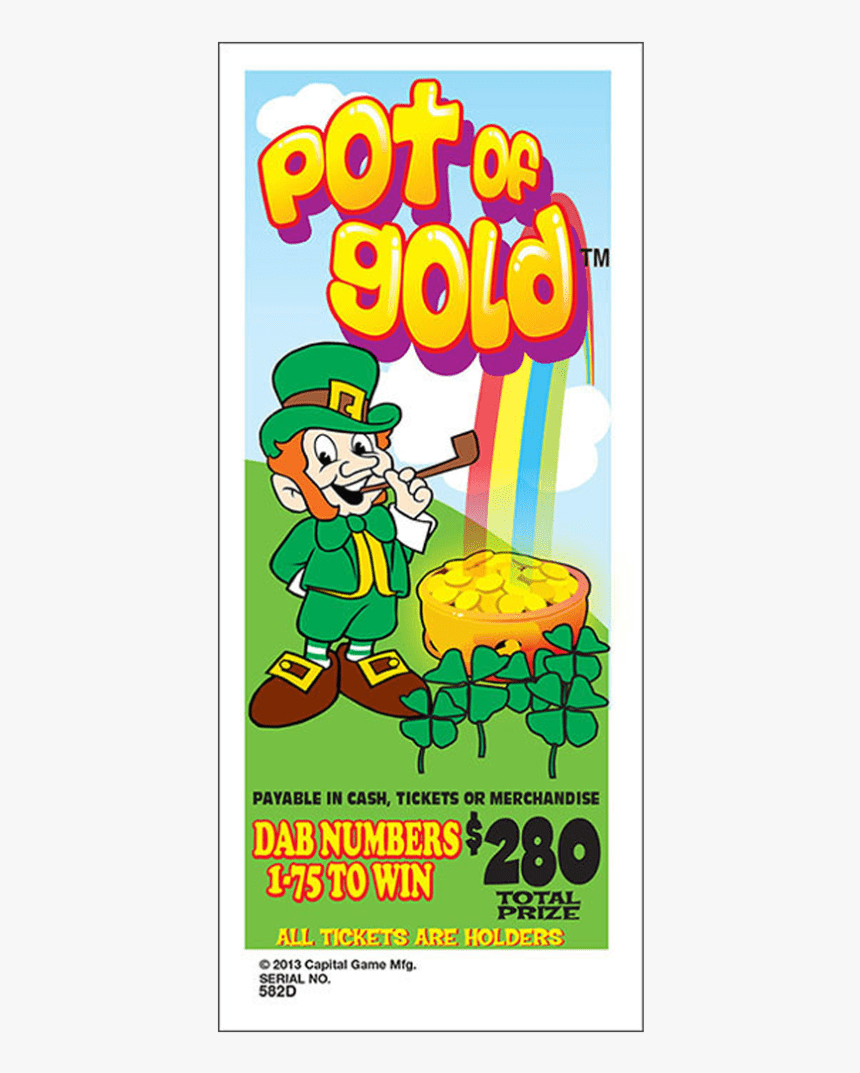 Pull Tabs Pot Of Gold, HD Png Download