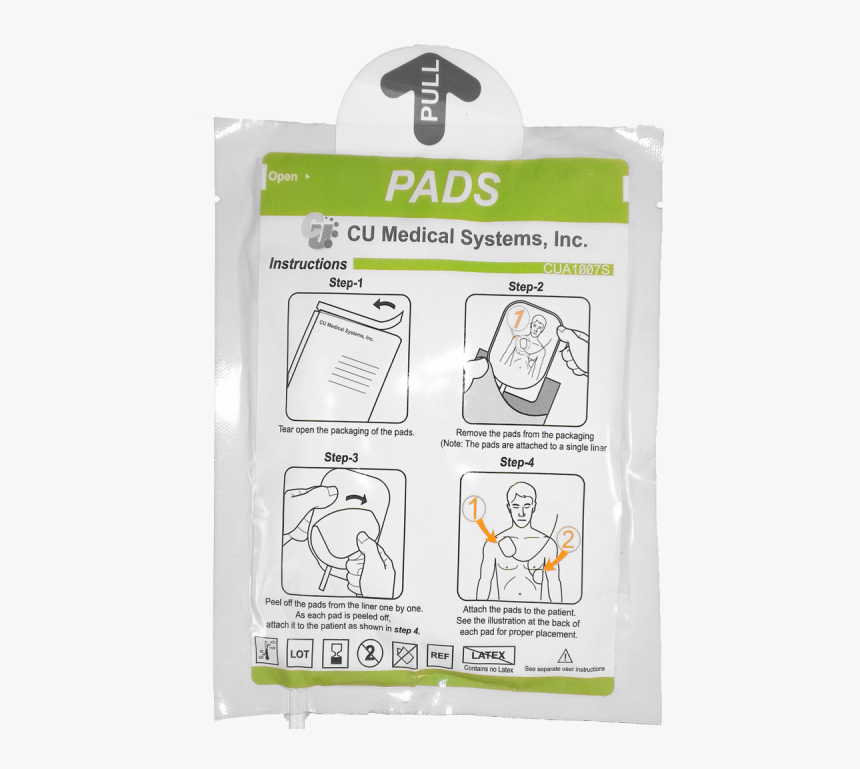 Defibrillation Pads Cu Medical, HD Png Download