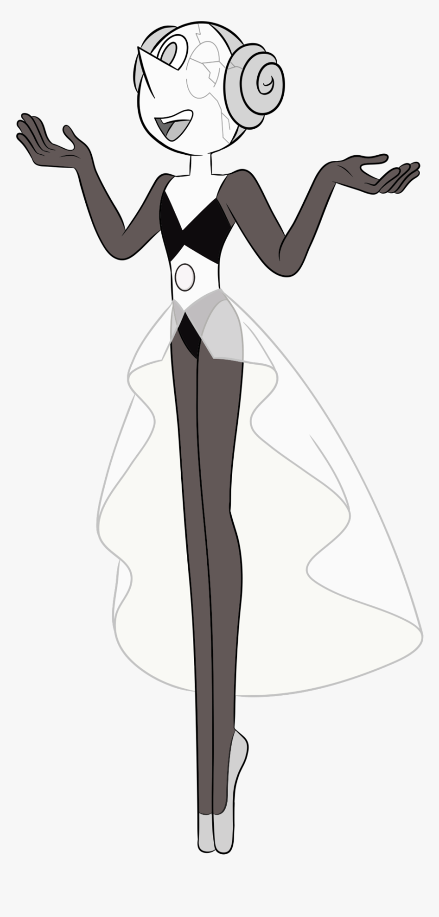 Got White Pearl S Design Down God I Love Her So Much - Steven Universe White Pearl, HD Png Download