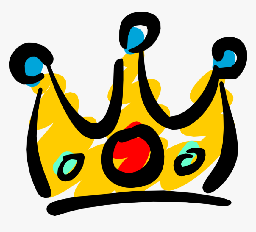 Vector Illustration Of Crown Symbolic Monarch Or Royalty - Kingdom Kids, HD Png Download