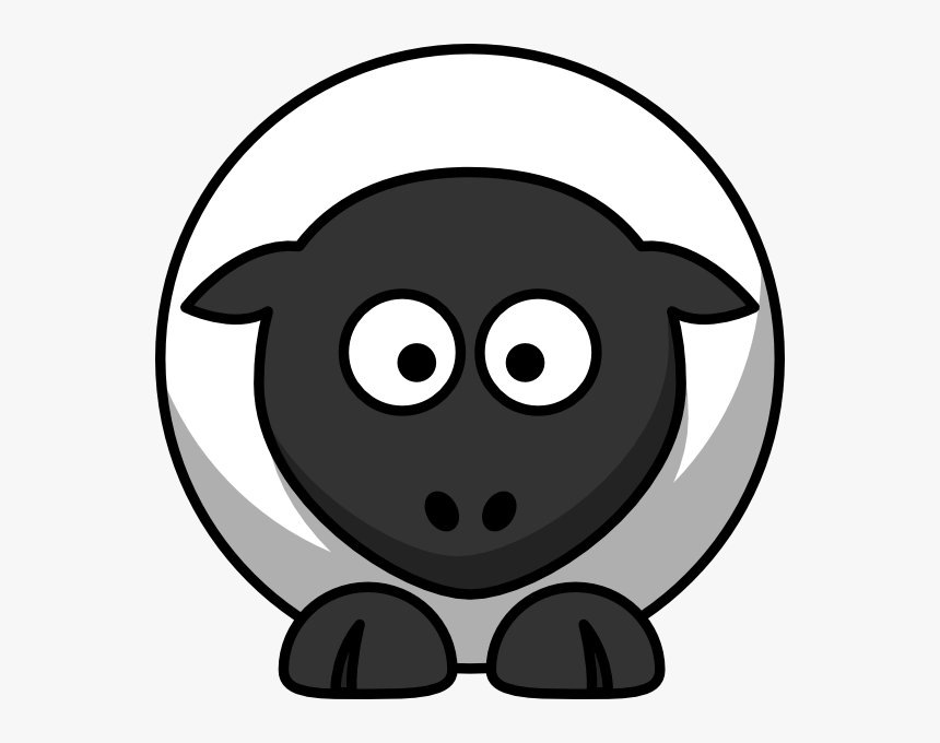 Panda Free Images Baabaablacksheepclipart - Dead Cartoon Sheep, HD Png Download
