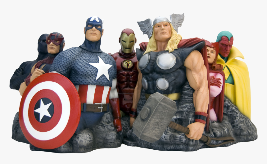 Alex Ross Avengers Assemble Fine Art Statue - Alex Ross Avengers Assemble, HD Png Download