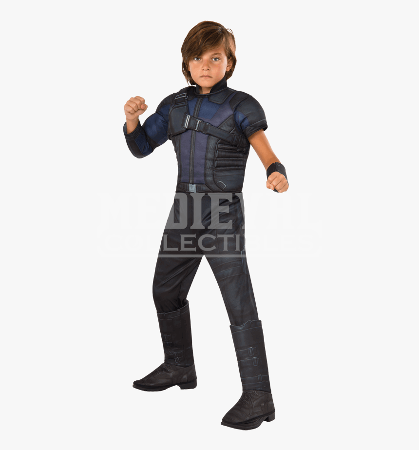Kids Marvel Civil War Deluxe Hawkeye Costume - Hawkeye Costume, HD Png Download