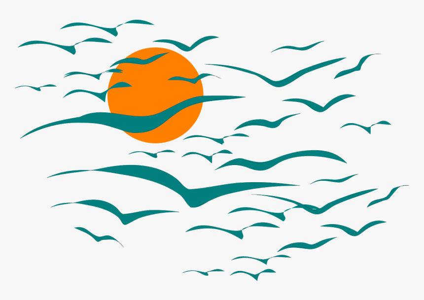 Flock Of Birds Clipart, HD Png Download