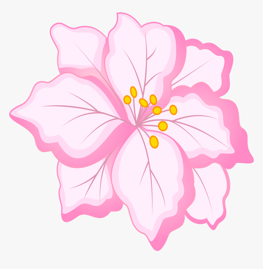 Transparent White Flower Png - White Floral Png Clipart, Png Download