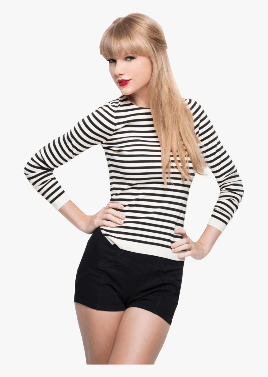 Striped Taylor Swift - Taylor Swift Transparent Png, Png Download