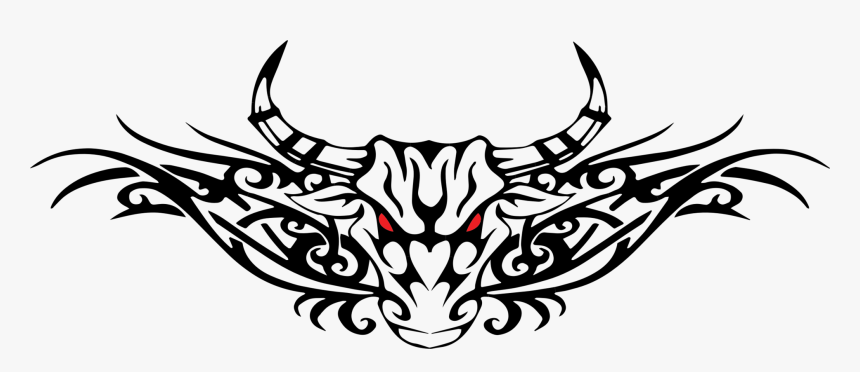 Transparent Tribal Cliparts - Tribal Bull Png, Png Download