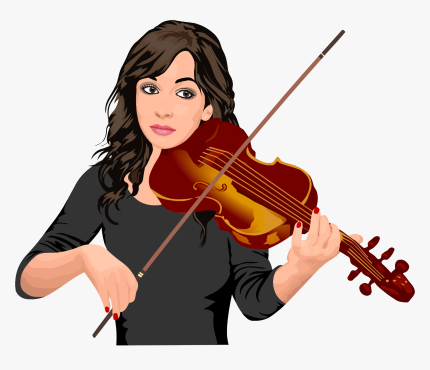Cool Girl Violin Png Clipart Playing Violin, Transparent Png