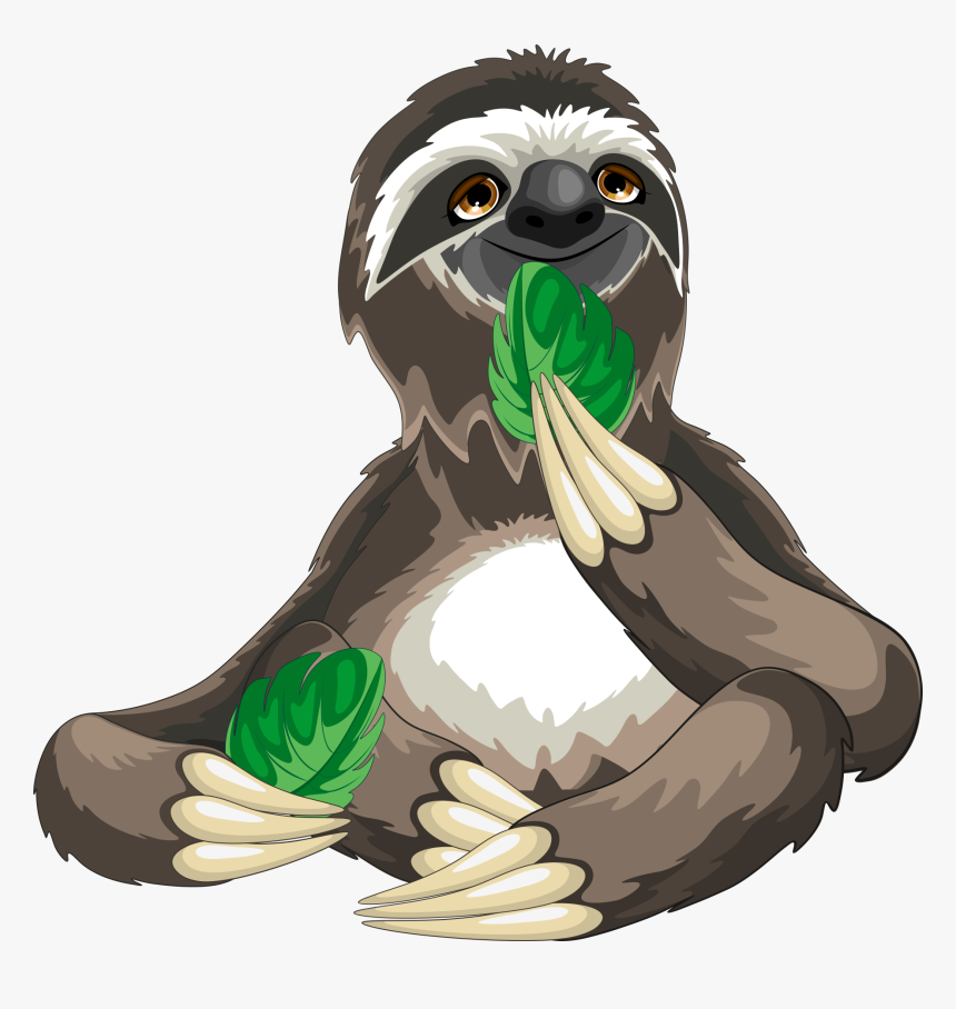 Sloth Cartoon Royalty-free - Sloth Png, Transparent Png