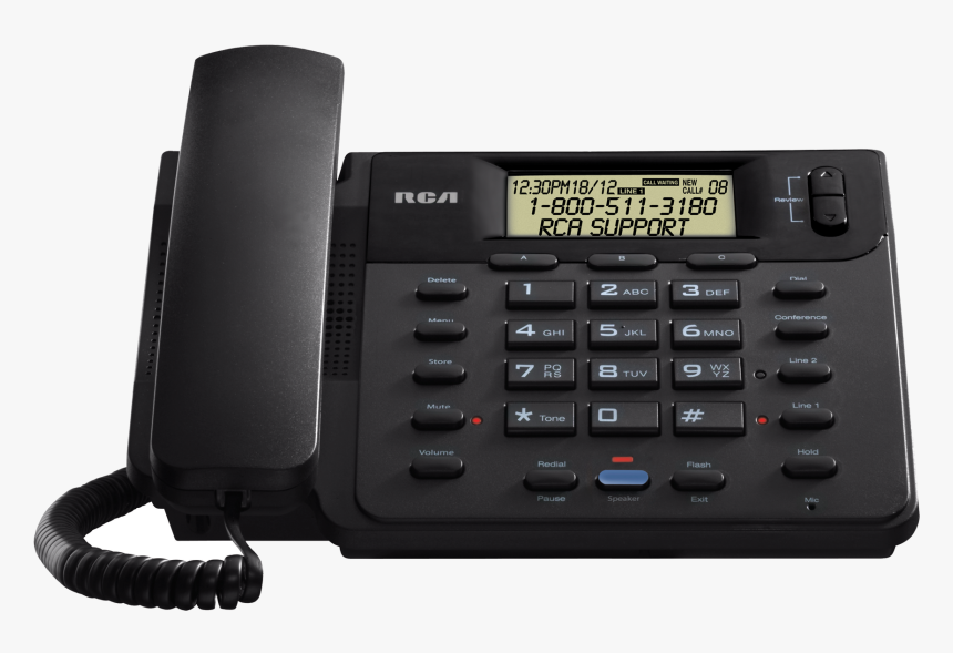 Landline Phone Png Image File - Rca 25201re1, Transparent Png
