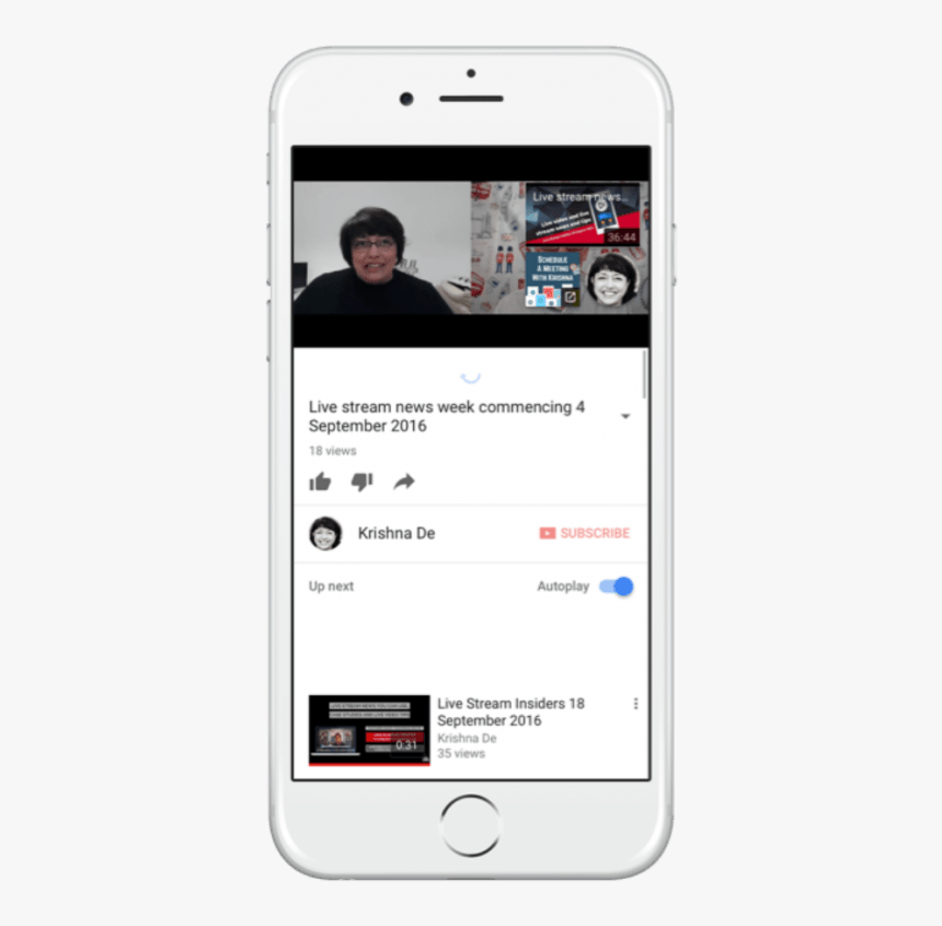 The New Youtube End Screens Will Be Visible On Mobile Youtube End Cards Mobile Hd Png Download Transparent Png Image Pngitem