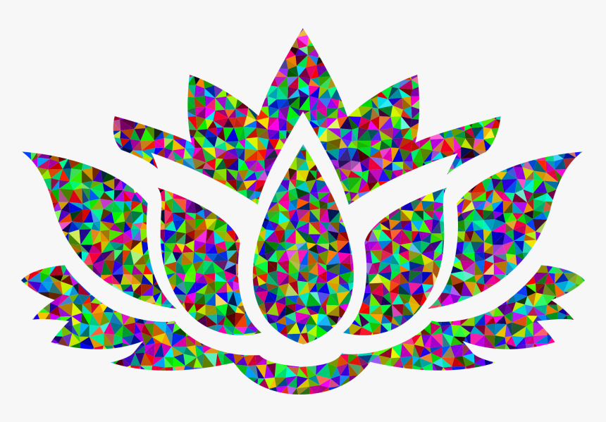 Flower, Floral, Lotus, Plant, Colorful, Prismatic - Red Lotus Flower Clipart, HD Png Download