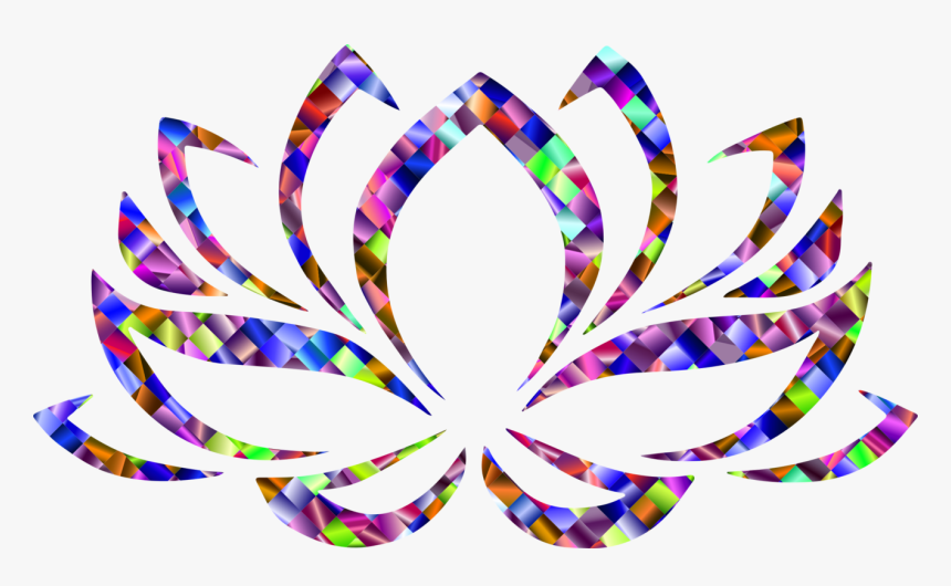 Symmetry,purple,graphic Design - Lotus Flower Hindu Symbols, HD Png Download
