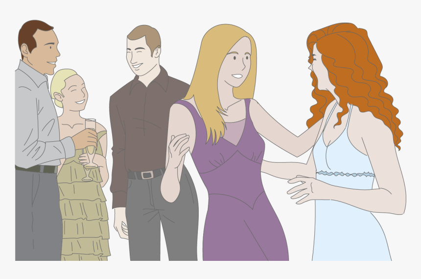 Girls Cartoon Talking Png, Transparent Png
