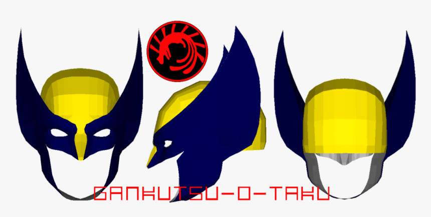 Transparent Wolverine Clipart - Wolverine Mask Pepakura, HD Png Download