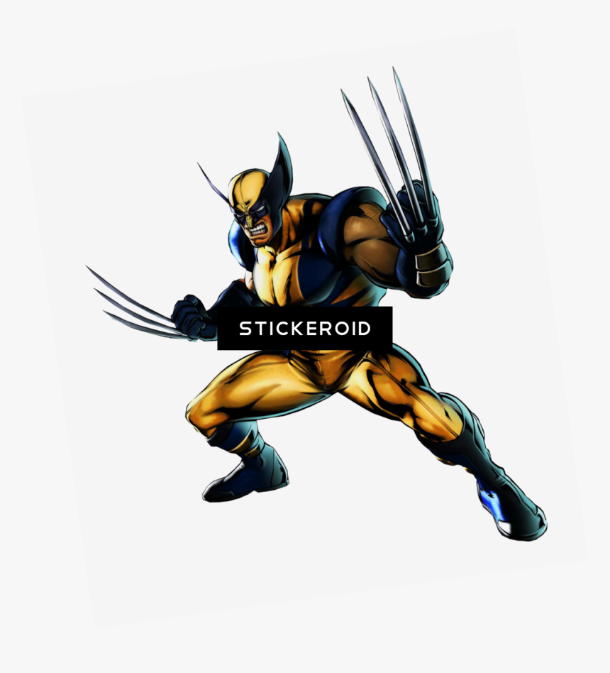 Ultimate Marvel Vs Capcom 3 Wolverine , Png Download - Wolverine Cartoon Mutant X, Transparent Png