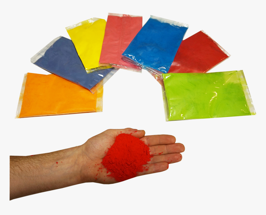 Skin Harmless Gulal Holi Colors Powder Made With Natural - Holi Color In Hand Png, Transparent Png