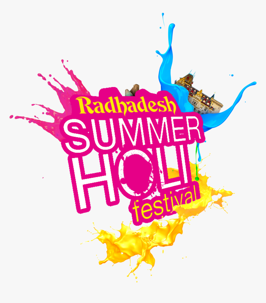 Holi Radhadesh - Holi Transparent Png Logo, Png Download