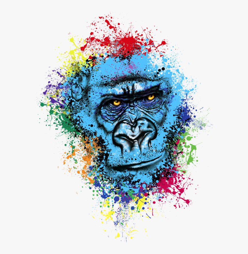 Graffiti Gorilla, HD Png Download