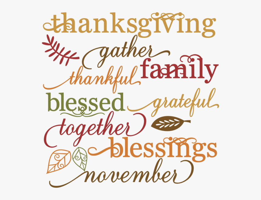 Happy Thanksgiving 2015 Clipart Free Download - Calligraphy, HD Png Download