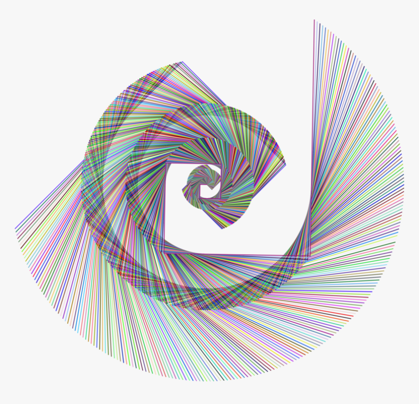 Line,circle,golden Ratio - Golden Ratio Abstract Art, HD Png Download