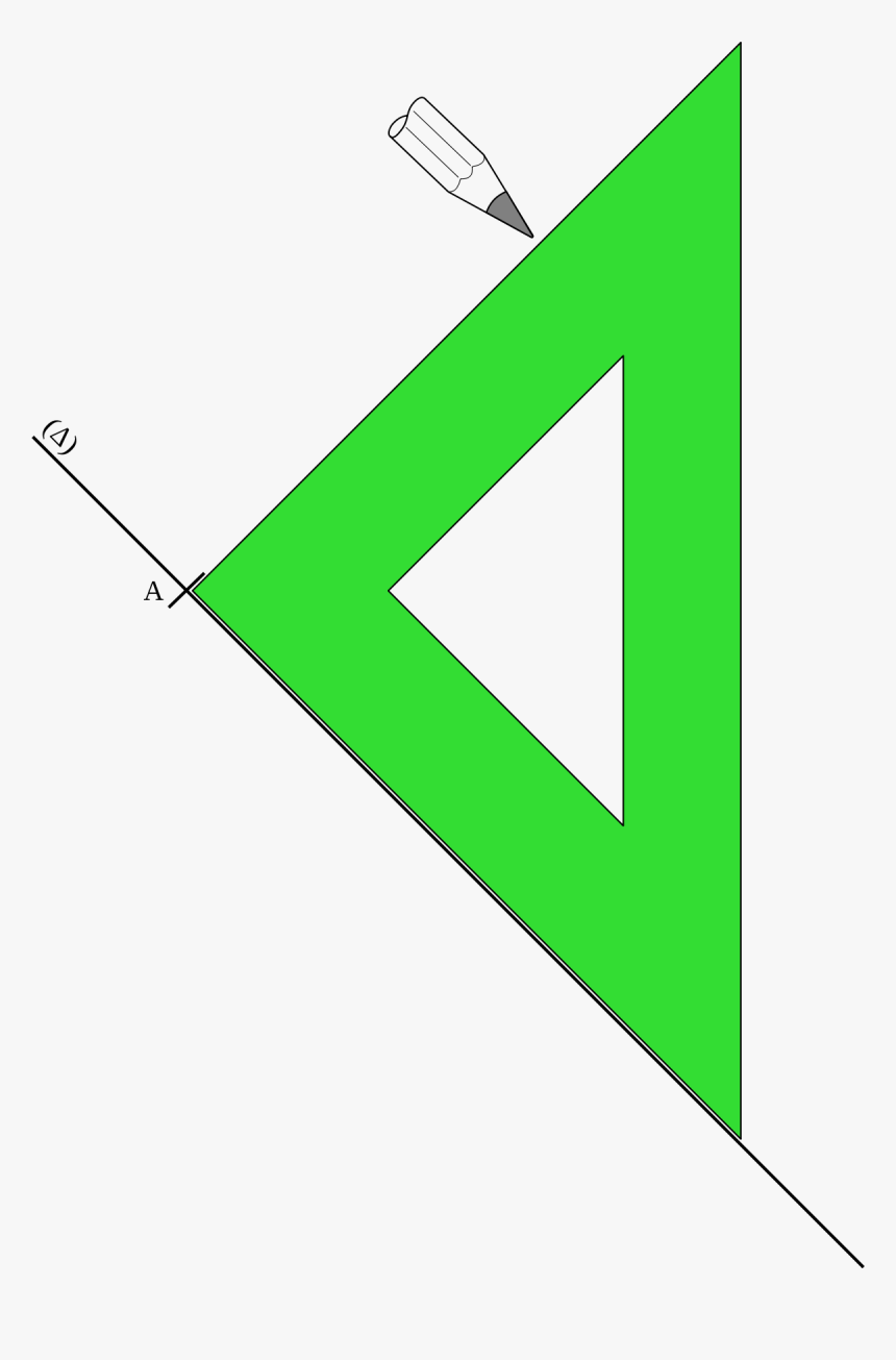 D Une Equerre, HD Png Download