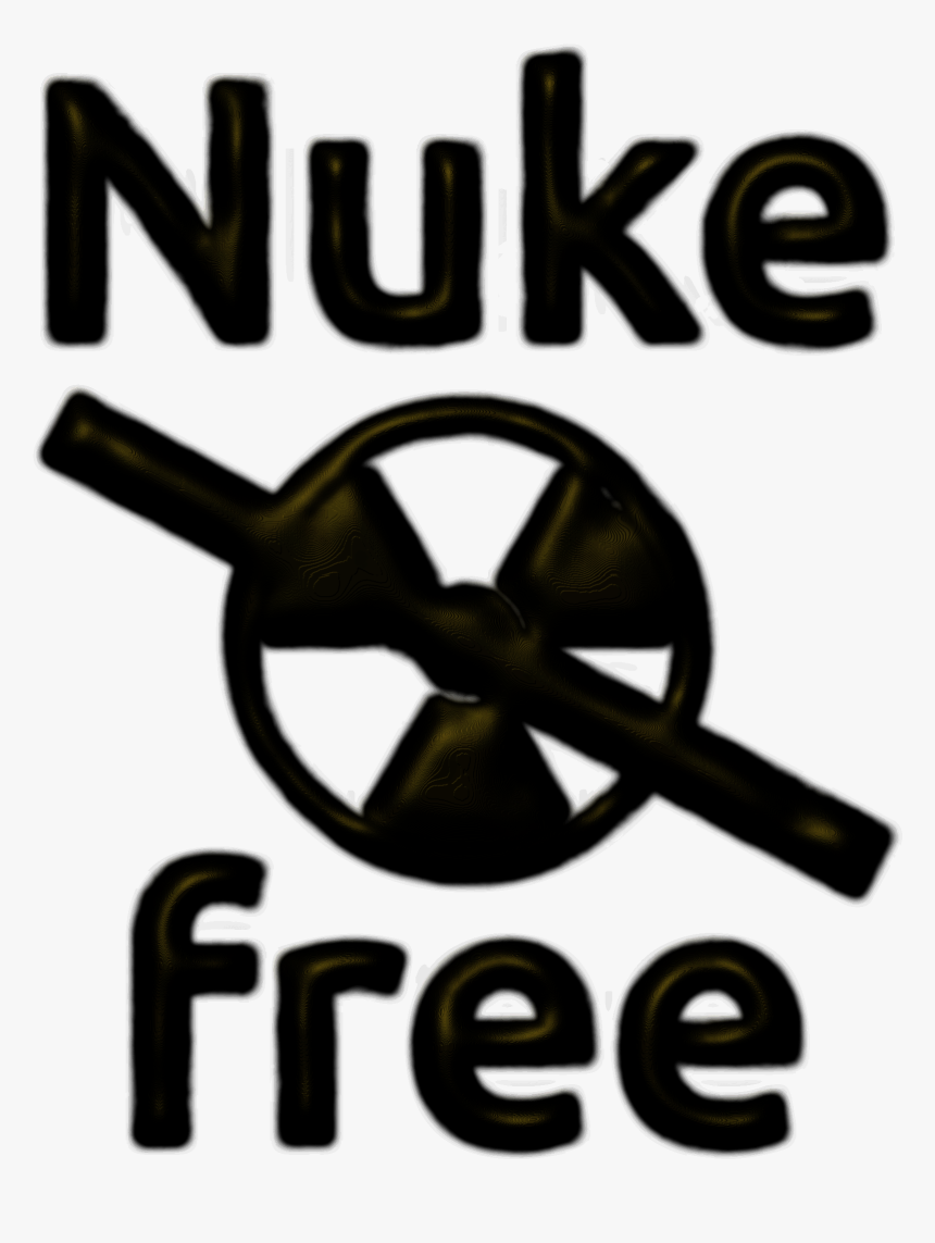 This Free Icons Png Design Of Nuke-free Eroded Metal, Transparent Png