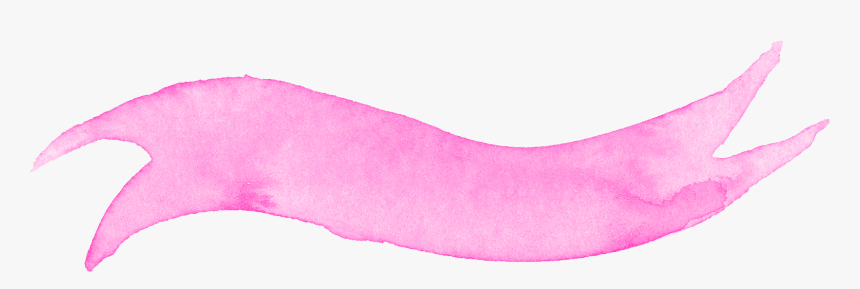 Watercolor Ribbon Banner Png, Transparent Png