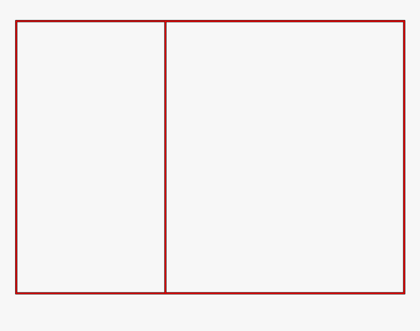 Golden Ratio Rectangle - Orange, HD Png Download