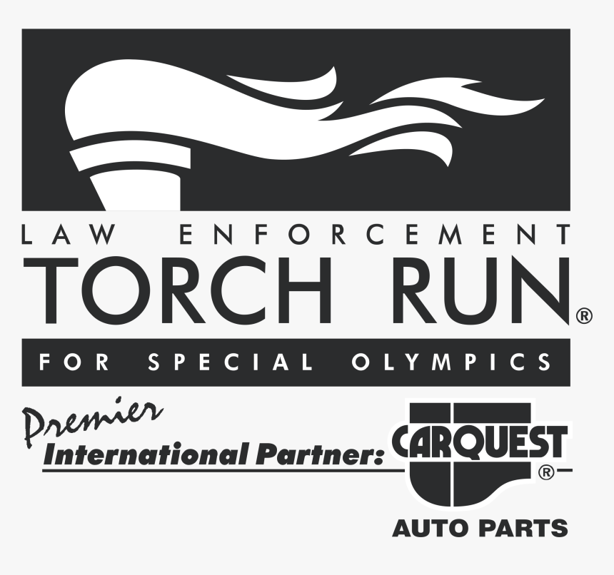 Law Enforcement Torch Run White, HD Png Download