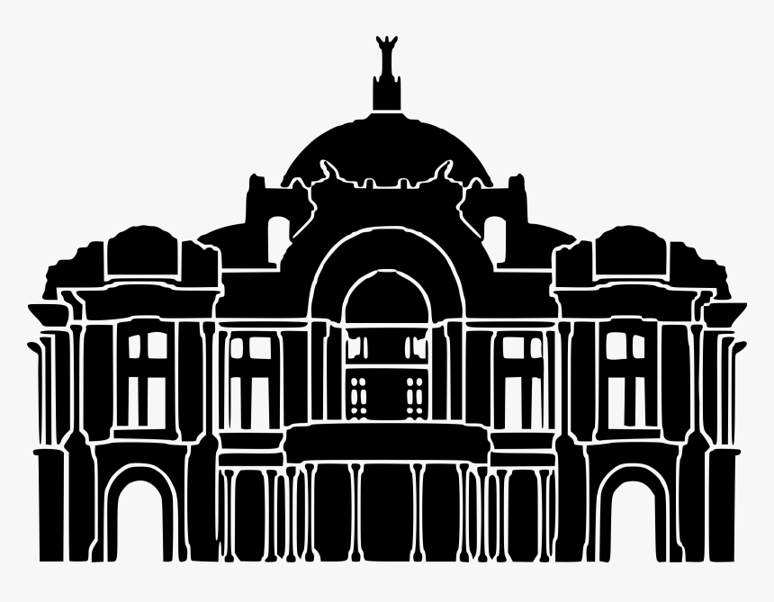 Palacio De Bellas Artes Mexico Clip Arts - Palacio De Bellas Artes Vector, HD Png Download