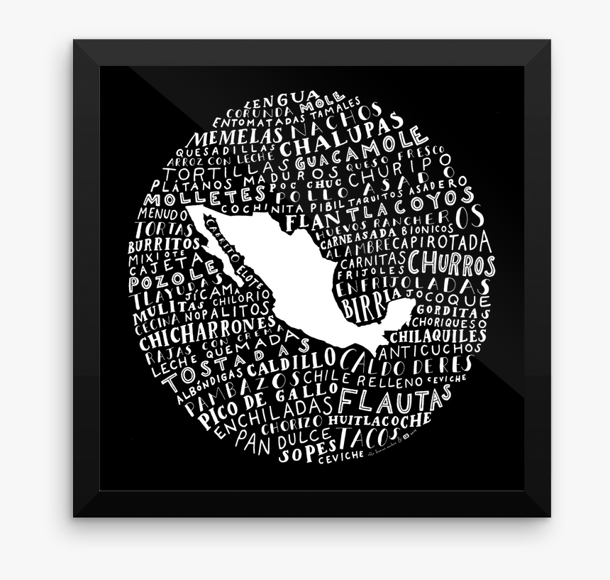 Food Map Of Mexico - Globe, HD Png Download