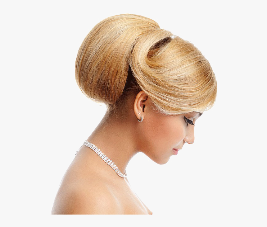 Blonde Png Transparent Picture - Girl On White Background Profile, Png Download