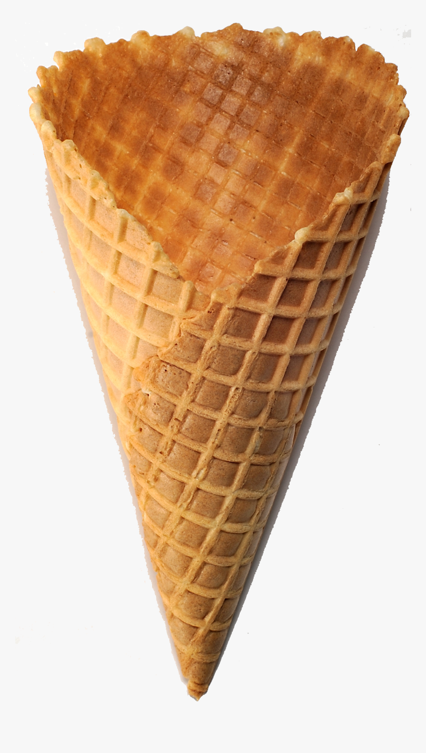 Waffle Cone Png Transparent Image - Transparent Background Ice Cream Cone Png, Png Download