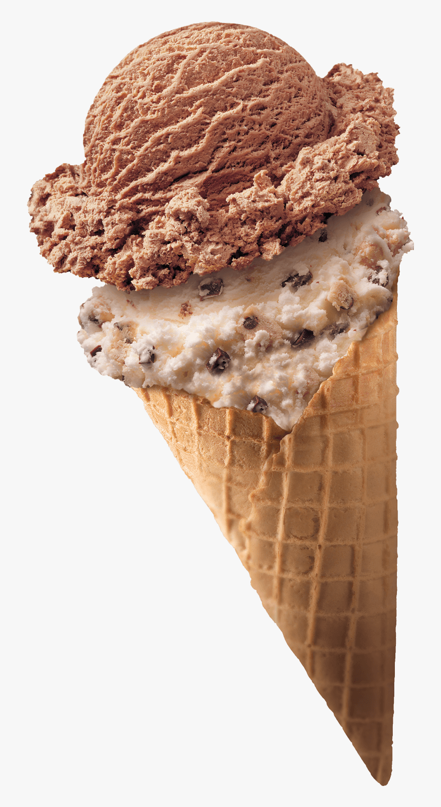Ice Cream Png Hershey Shake Shoppe Fort Lauderdale - 2 Scoop Ice Cream Cone, Transparent Png