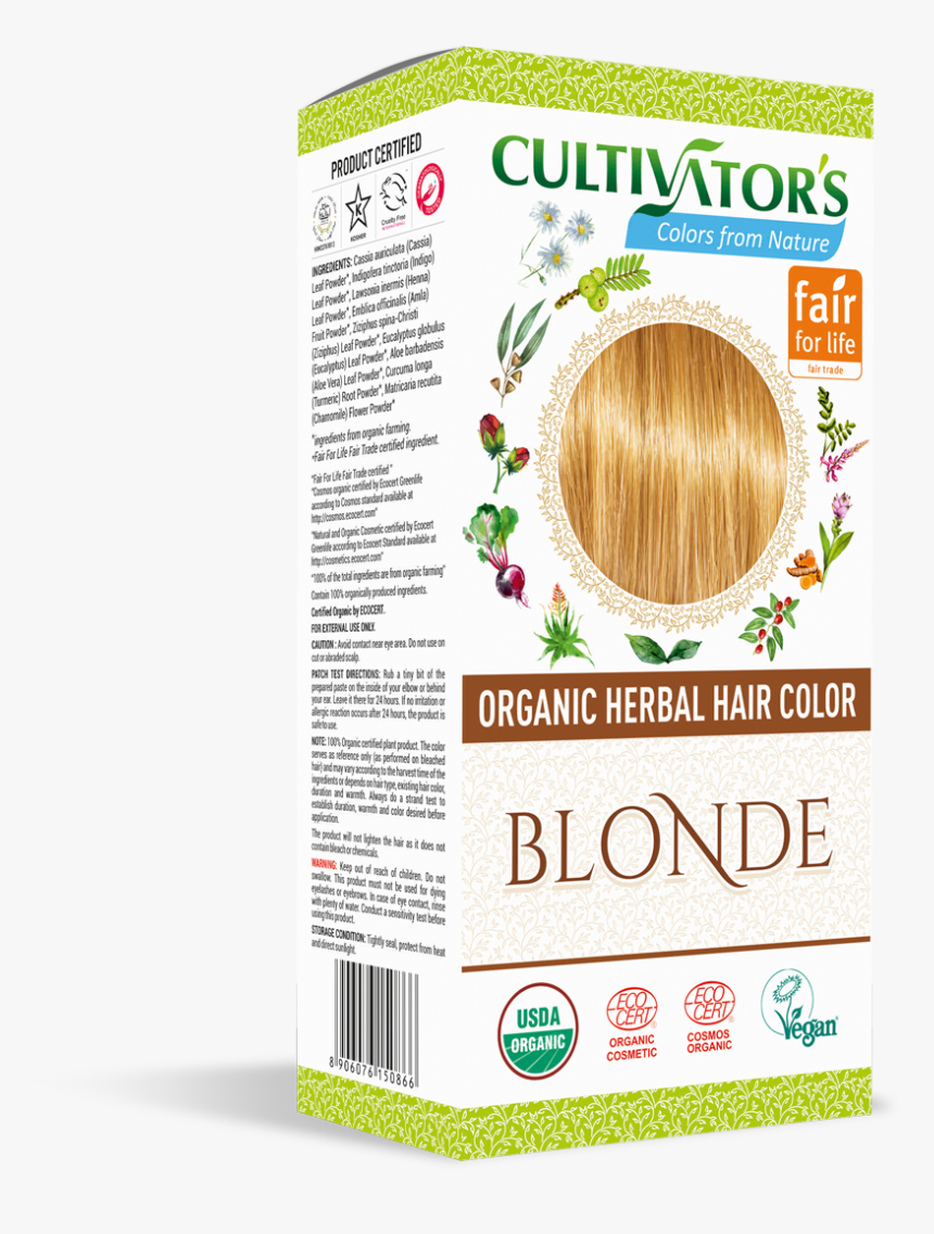 Organic Hair Color - Cultivator Organic Hair Colours, HD Png Download