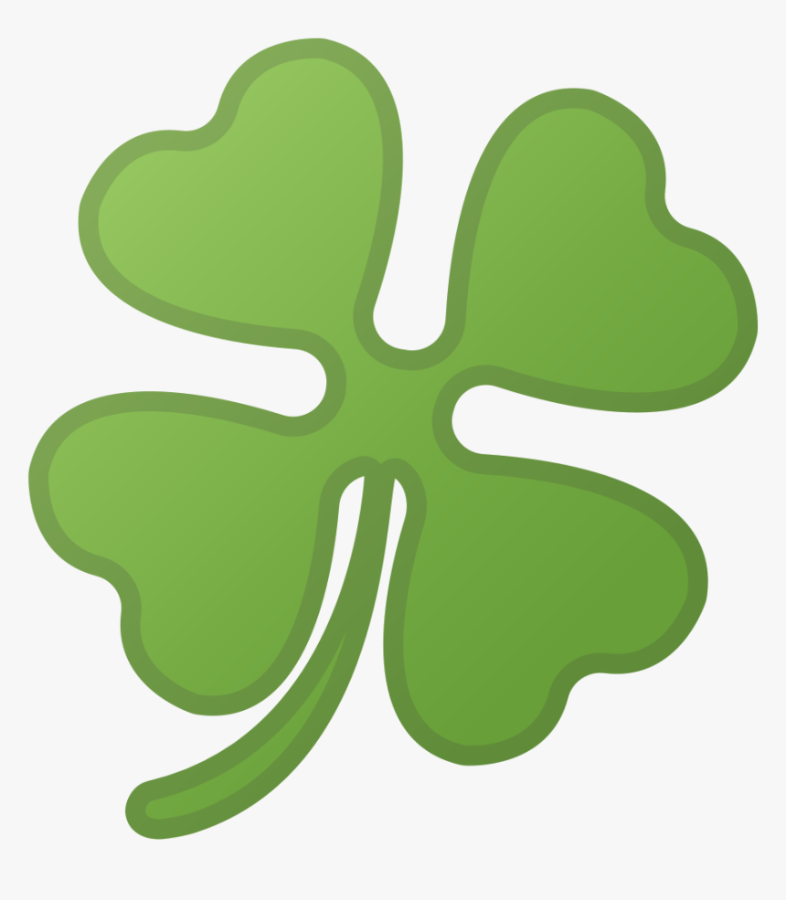 Four Leaf Clover Icon Quadrifoglio Emoji, HD Png Download