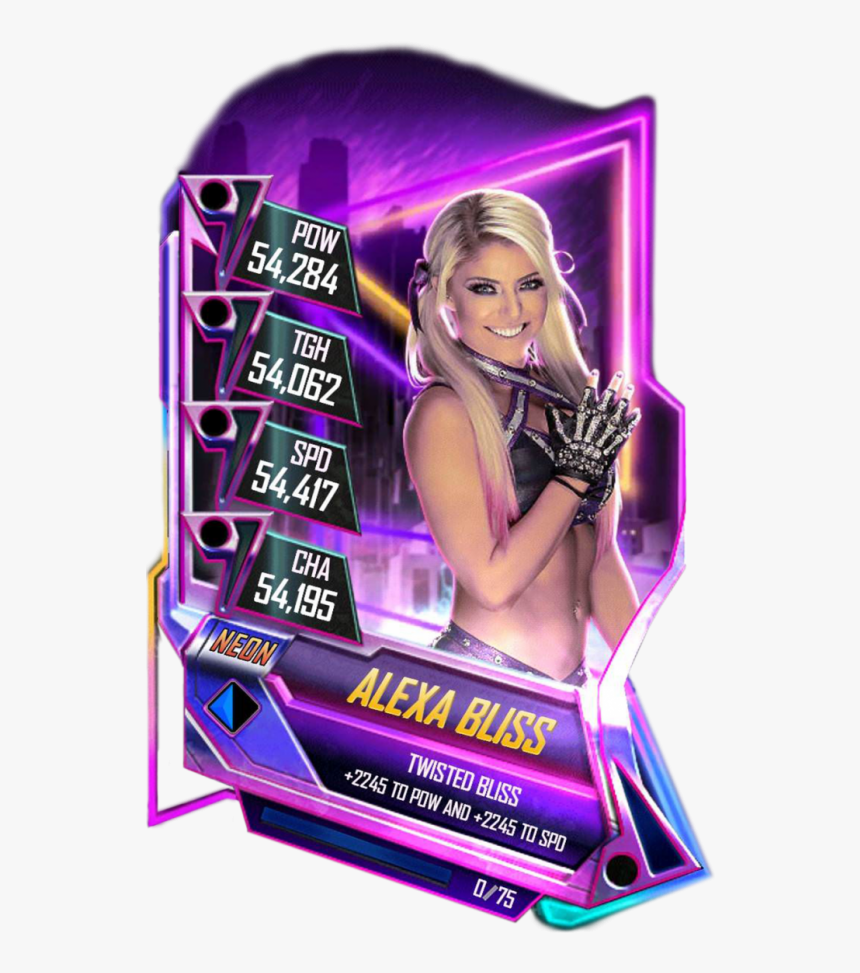 Wwe Supercard Neon Cards, HD Png Download