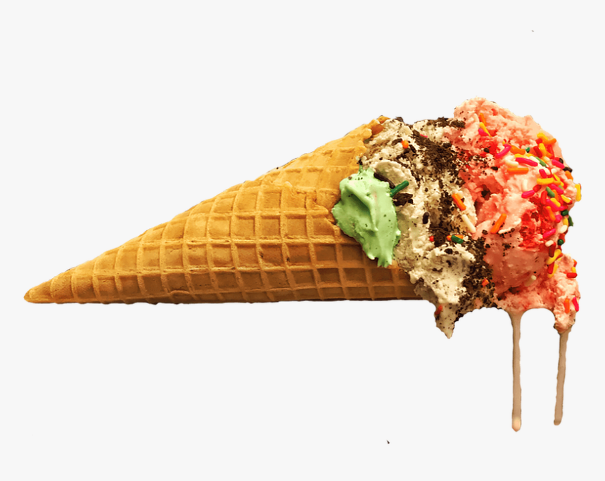Ice Cream Cone - Fast Food, HD Png Download , Transparent Png Image
