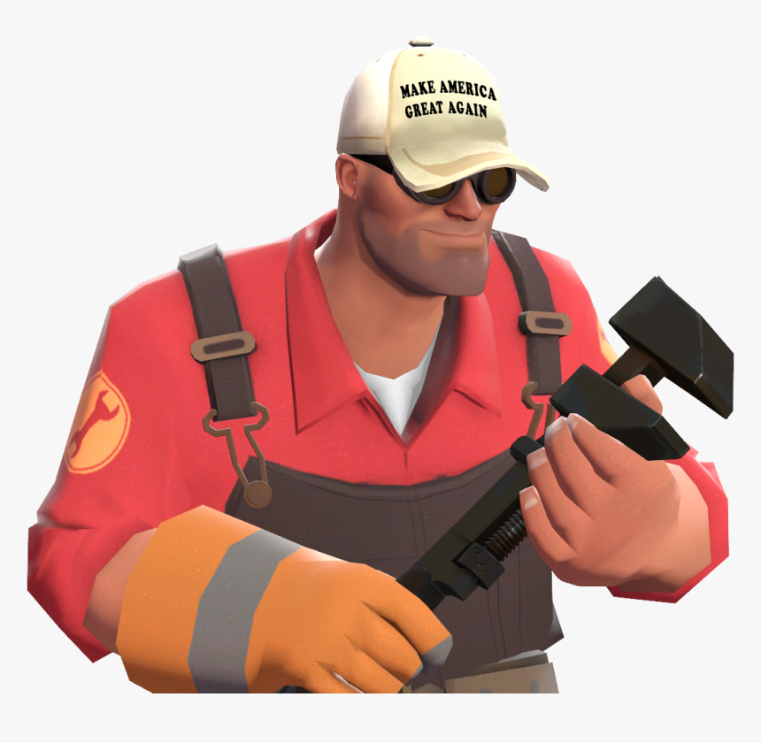 Make Americ,a Great Again Team Fortress 2 Crippled - Face Full Of Festive Tf2, HD Png Download